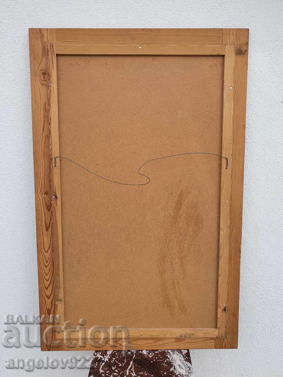 Large mirror in a beautiful solid wood frame!!! - 7