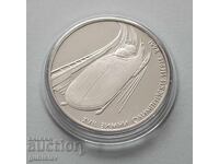 Сребърна монета 100 лв.1993 г., бобслей