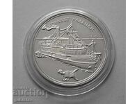 Сребърна монета 100 лв. 1992 г., корабът Радецки