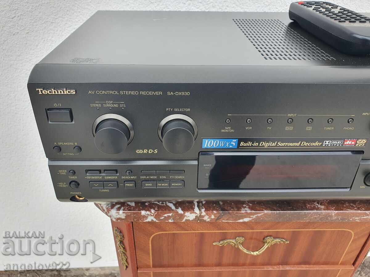 Δέκτης Στερεοφωνικού Technics μοντέλο SA-DX930 με τιμή € 81.00 | 158.42 BGN Δέκτης Στερεοφωνικού Technics μοντέλο SA-DX930 με τιμή € 81.00 | 158.42 BGN