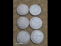 6 броя сребърни монети. БЗЦ Разгледайте и останалите ми аукц