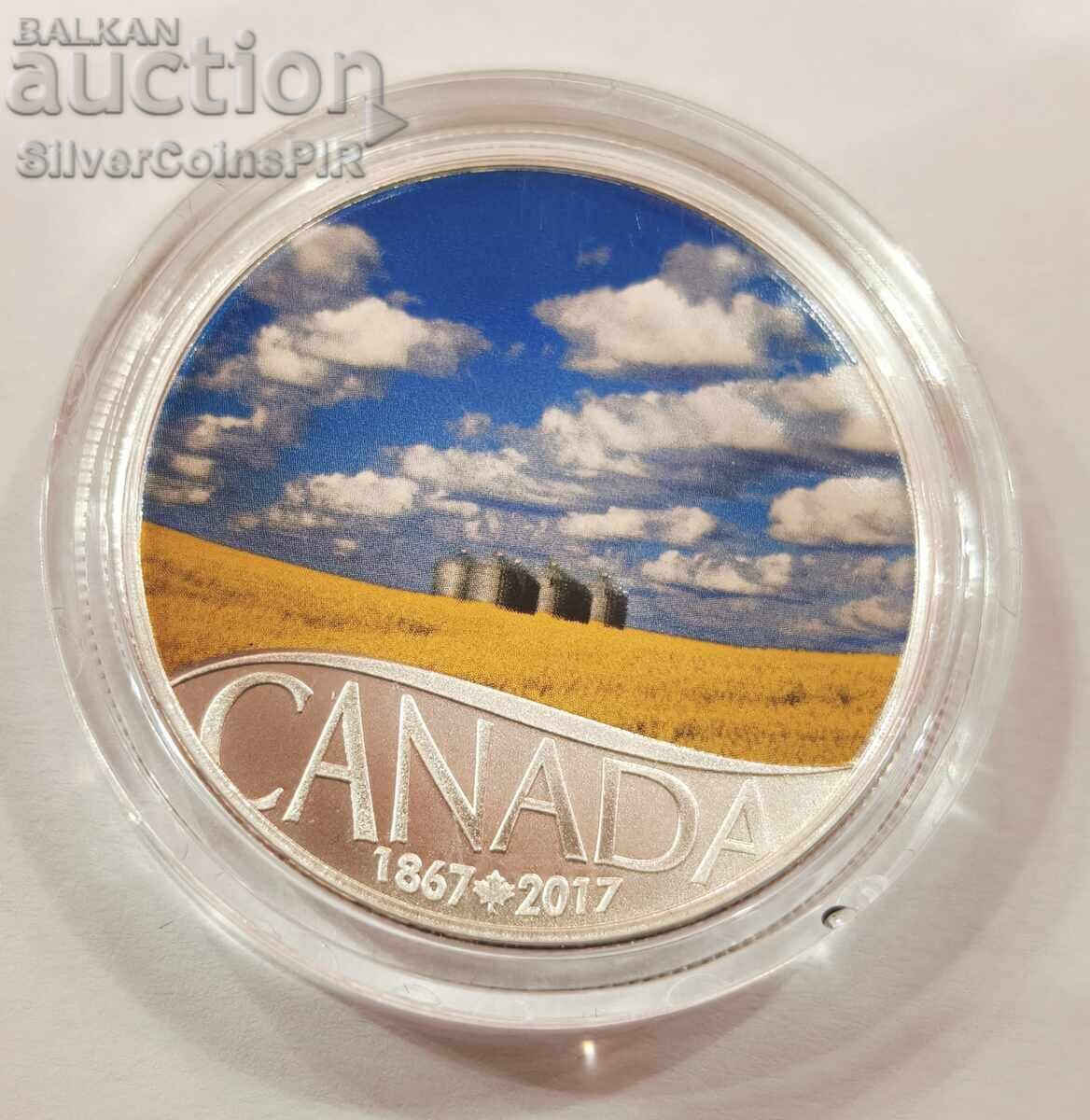 Сребро 10$ Канадски Провинции 2017 Канада Сребро 10$ Канадски Провинции 2017 Канада