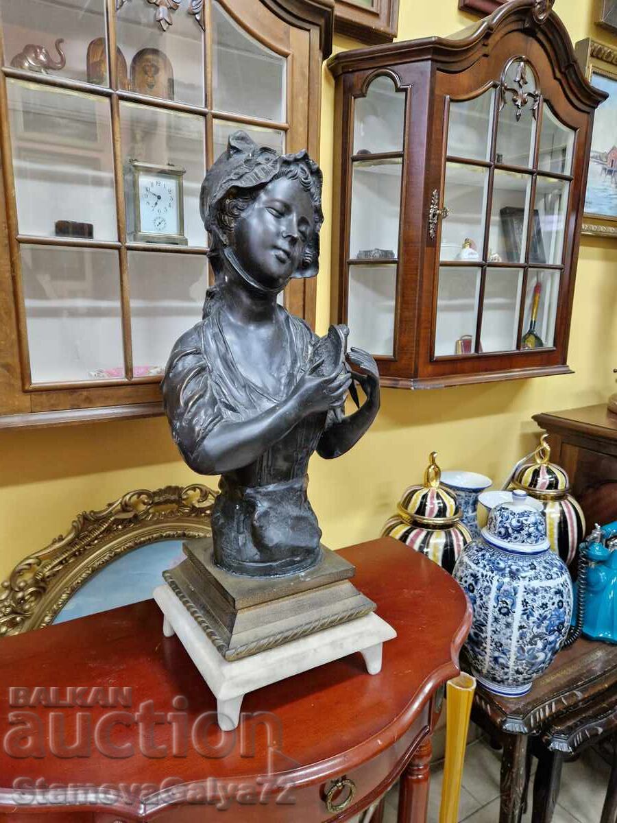 Unique Antique Collectible Bronze Large Bust with price € 1291.00 | 2524.98 BGN