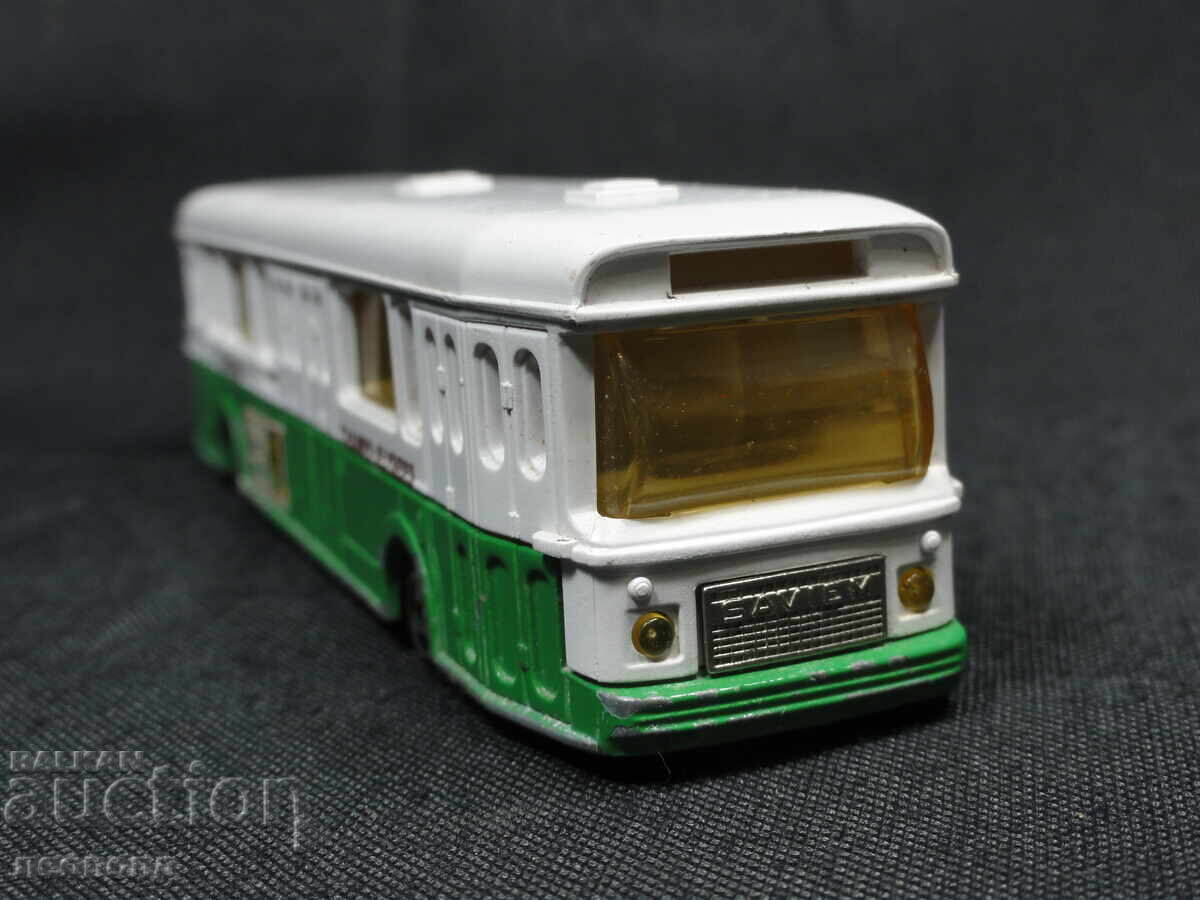 VECHI CĂRUCIOR METALIC RETRO AUTOBUS SAVIEM MAJORETTE FRANȚA - 5