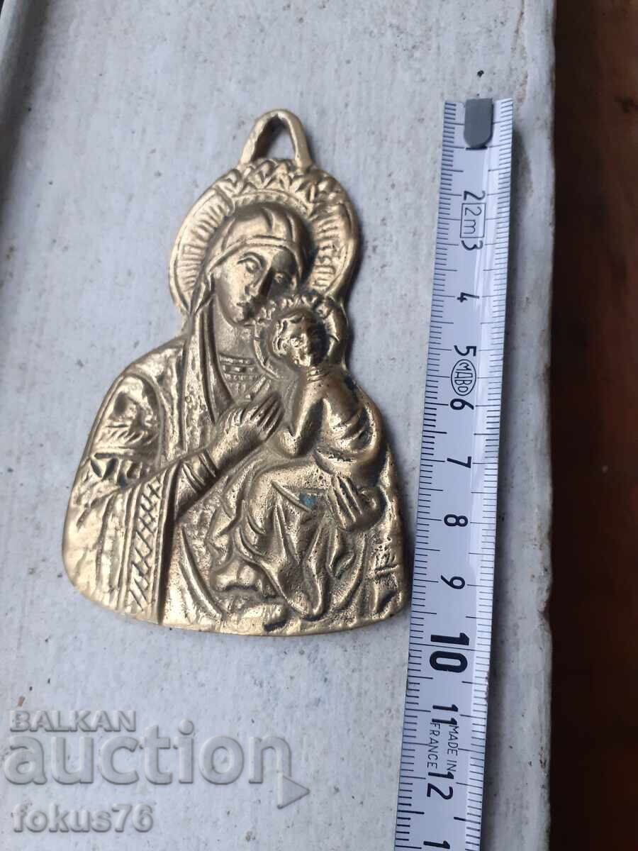 Доставка на Богородица панагия медальон кръст религия бронз