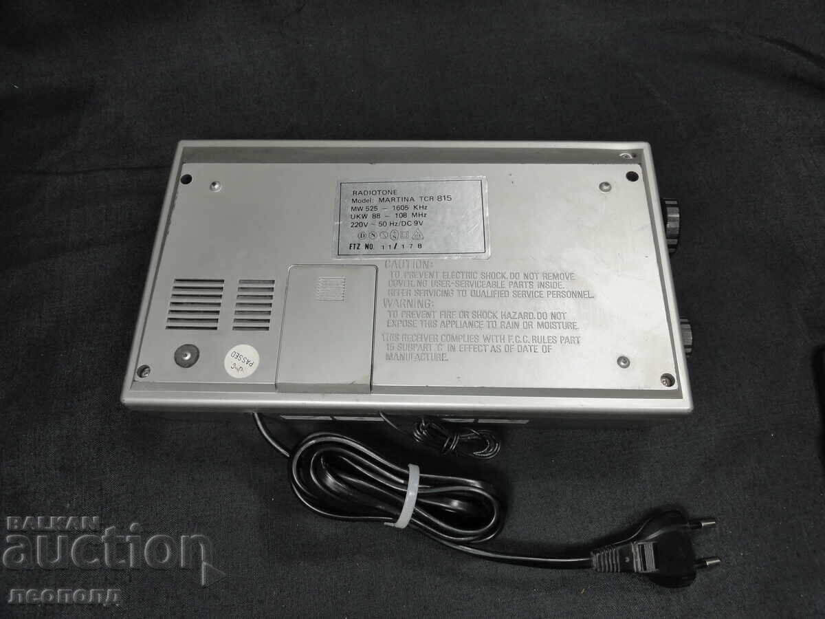 BZȚ STAR RETRO TRANZISTOR RADIO LED CEAS RADIOTONE - 5