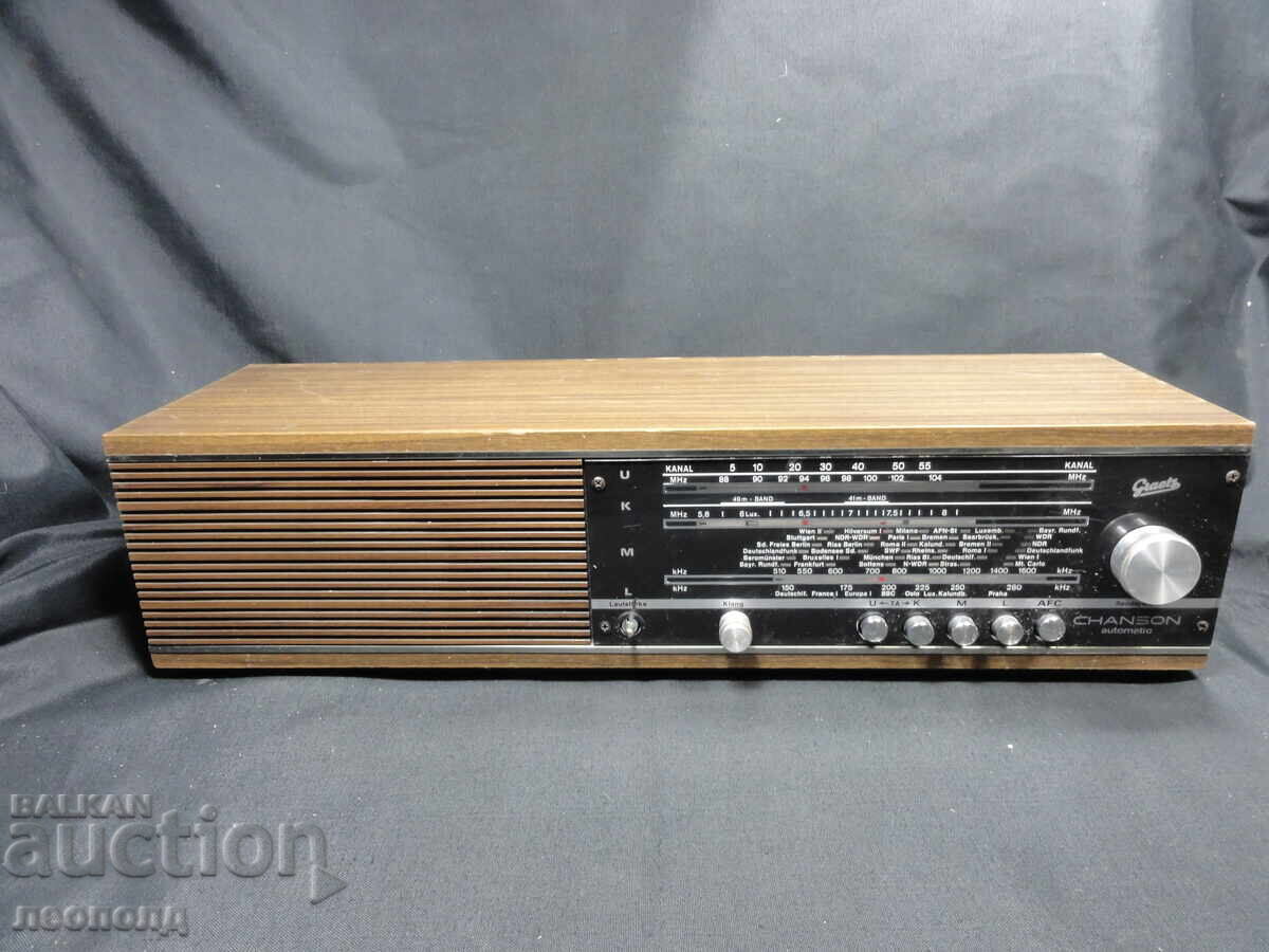 БЗЦ СТАР РЕТРО ТРАНЗИСТОР РАДИО GRAETZ CHANSON AUTOMATIC 301
