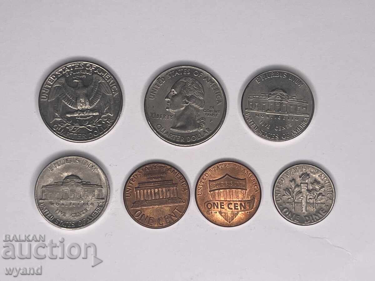 Πολλά νομίσματα των ΗΠΑ