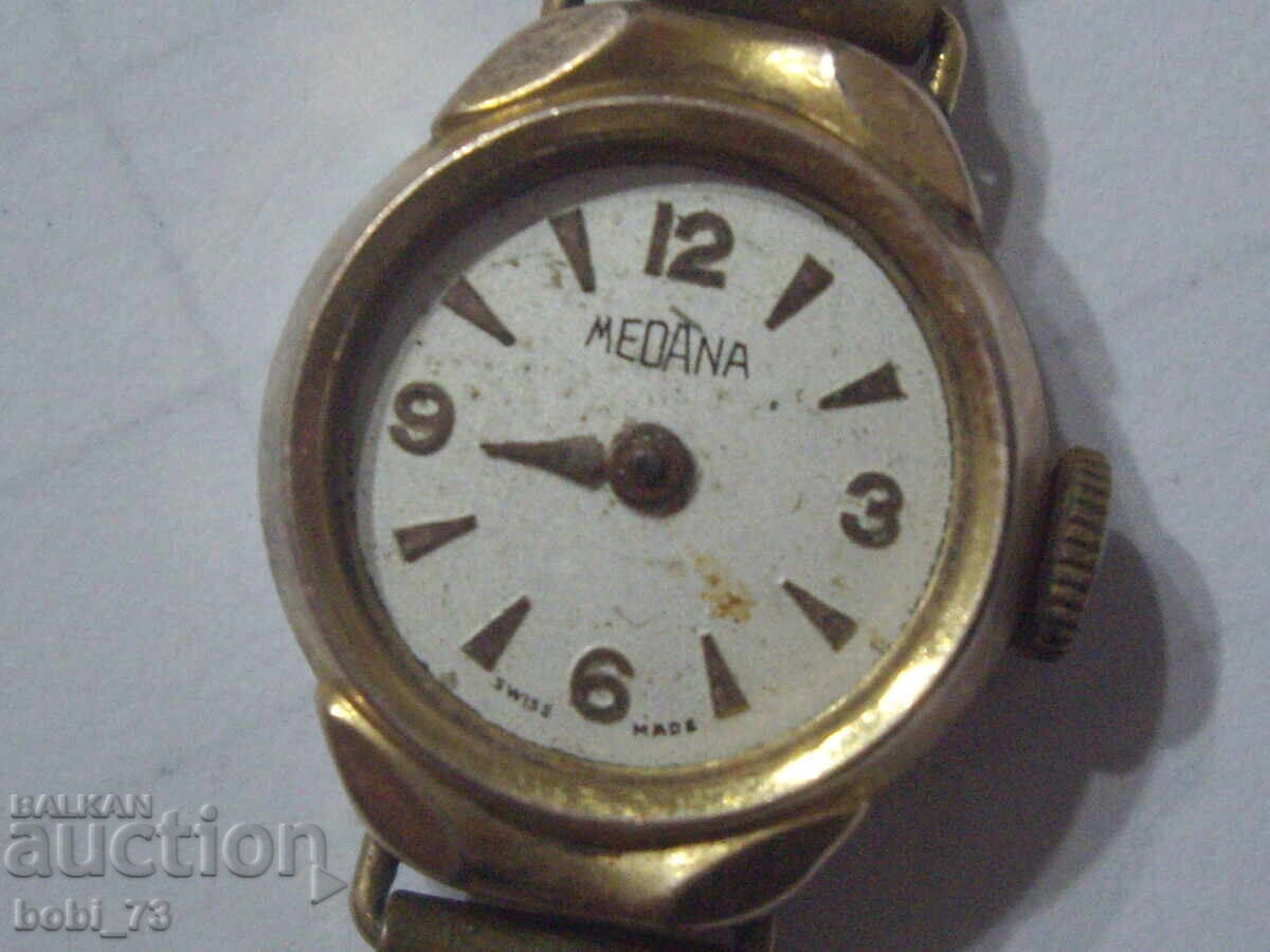 Livrarea Ceas de damă elvețian, manual, placat cu aur Livrarea Ceas de damă elvețian, manual, placat cu aur