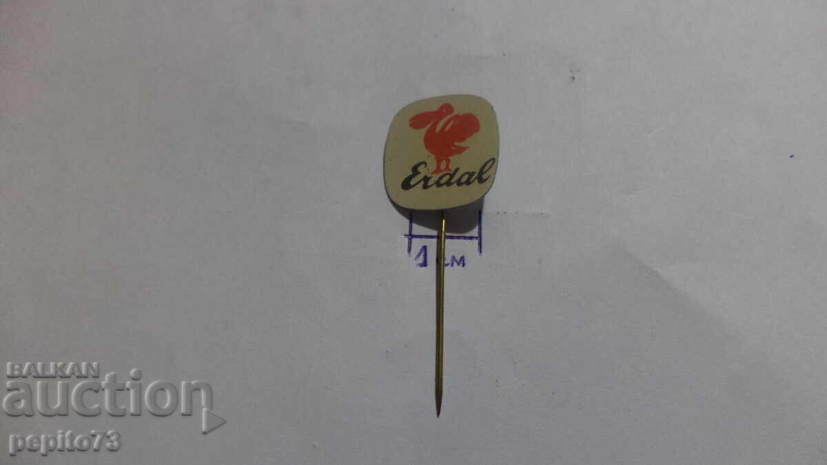 Licitație Znachka publicitară, Erdal, marcă de vopsea și ceară pentru pantofi