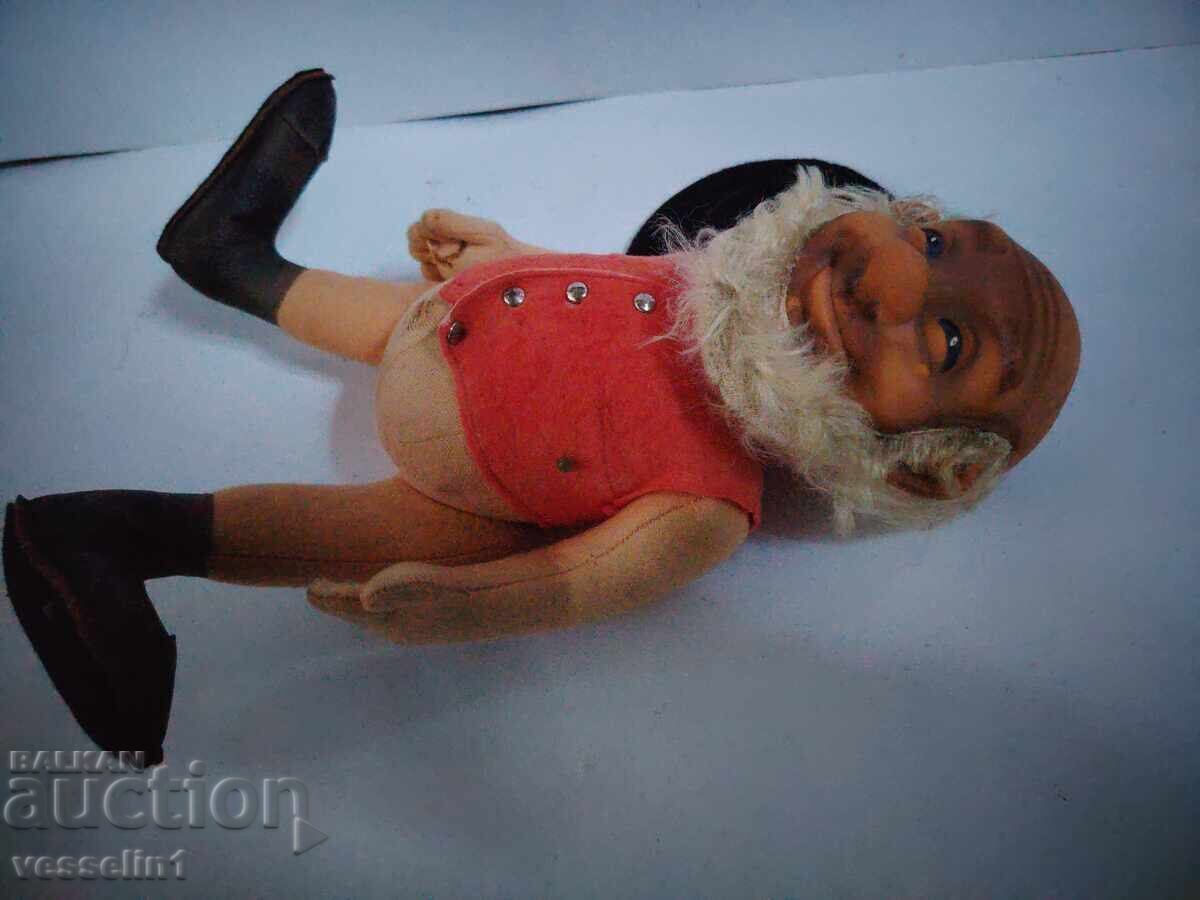 Auction Old Toy Collector's Doll Soft Toy Steiff Lucki Auction Old Toy Collector's Doll Soft Toy Steiff Lucki