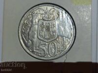 50 цента 1966 г, Австралия - сребърна монета