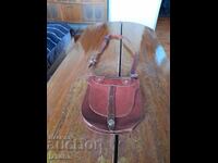 Old ladies leather bag
