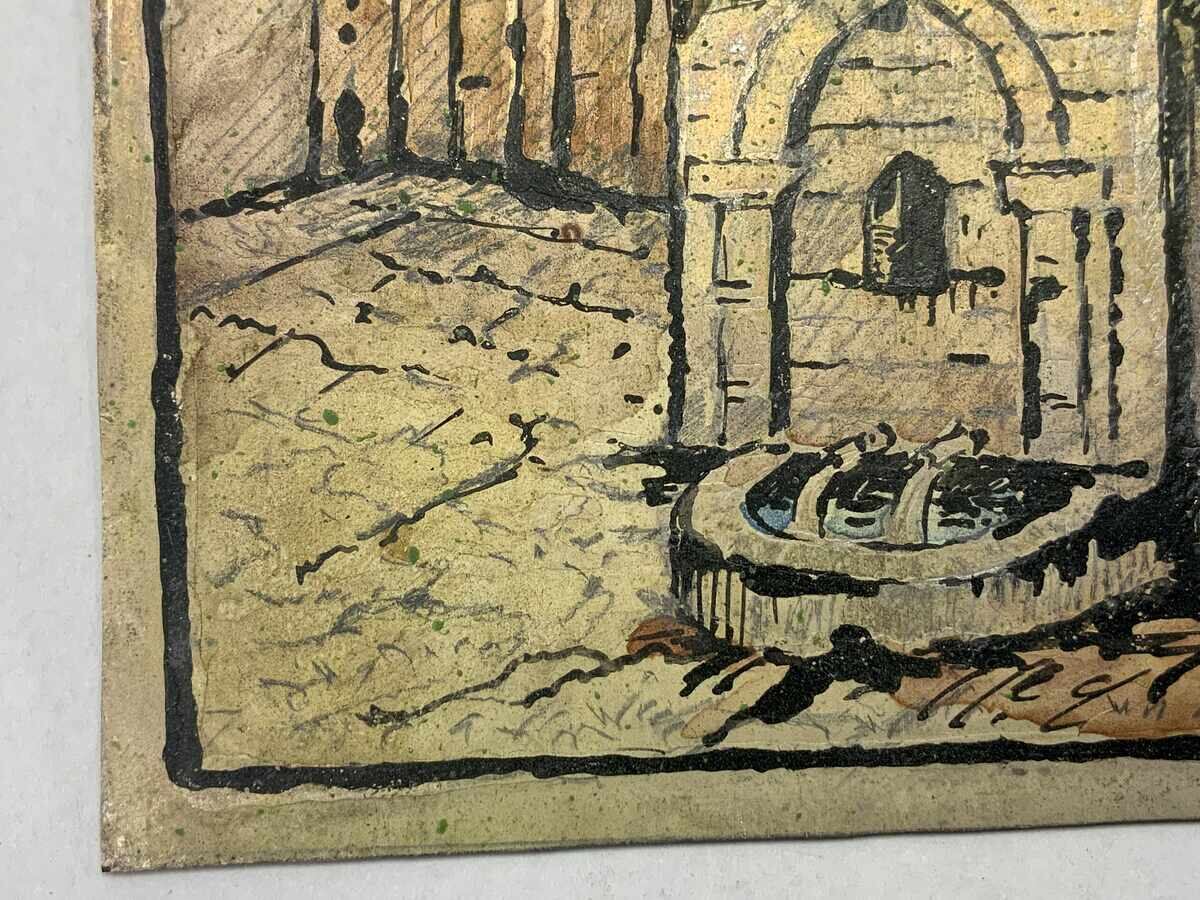 Licitație Tablou pictat pe metal