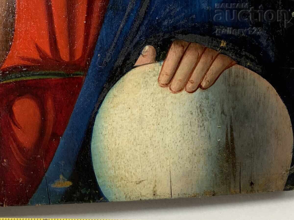 Veche icoană pictată, Rusia țaristă, sfârșitul secolului al XIX-lea - 5 Veche icoană pictată, Rusia țaristă, sfârșitul secolului al XIX-lea - 5