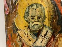 Παλιά ζωγραφισμένη πορτούλα από τρίπτυχο, Νικόλας, Γεώργιος 19ος αιώνας