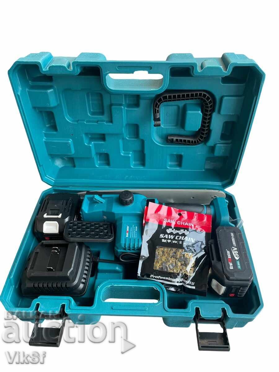 Аукцион Акумулаторна резачка KraftMaster с омасляване на веригата,