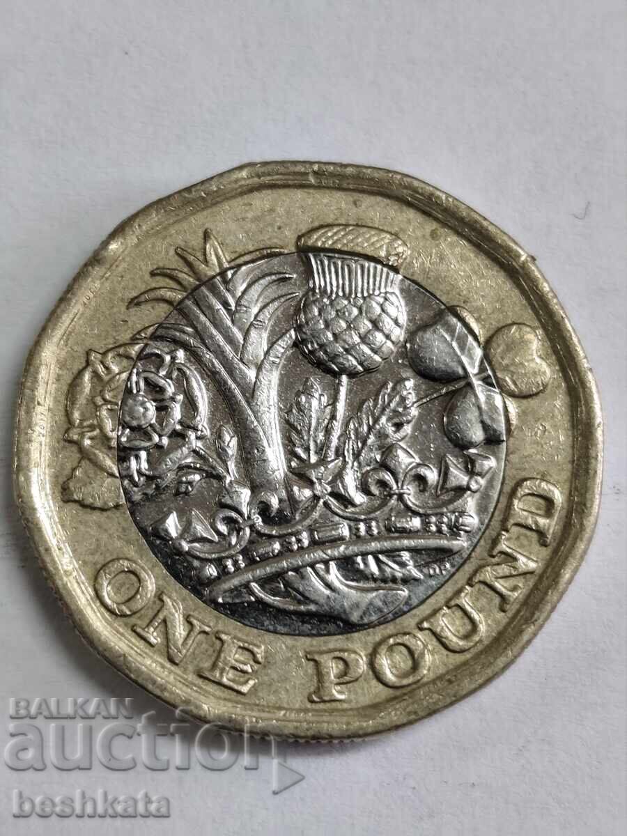 Marea Britanie - 1 liră (2017) cu preț € 1.21 | 2.37 BGN