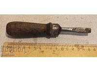 Screwdriver with wooden handle - 1950s from 1 €cent