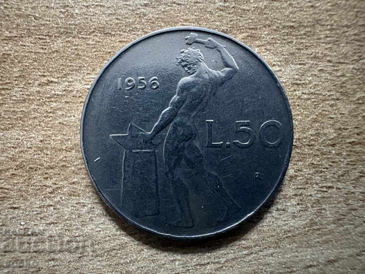 Italia - 50 lire (1956)