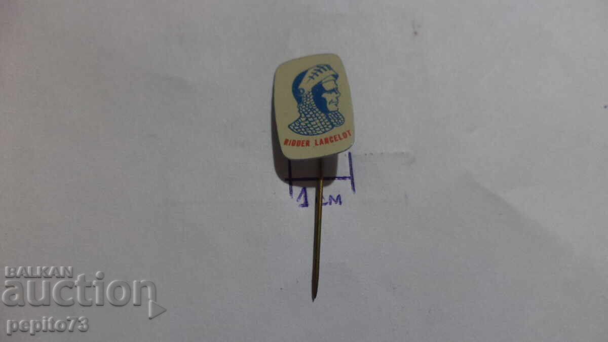 Insigna publicitară, Cavalerul Lancelot, cavaler cu preț € 0.50 | 0.98 BGN