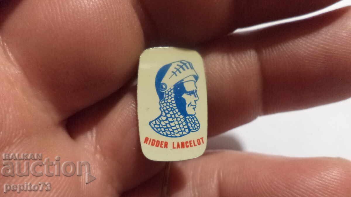 Insigna publicitară, Cavalerul Lancelot, cavaler