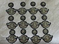 Лот Емблеми за Шапки-“Пожарна”—12 комплекта