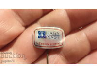 Emblemă publicitară Hagaplast