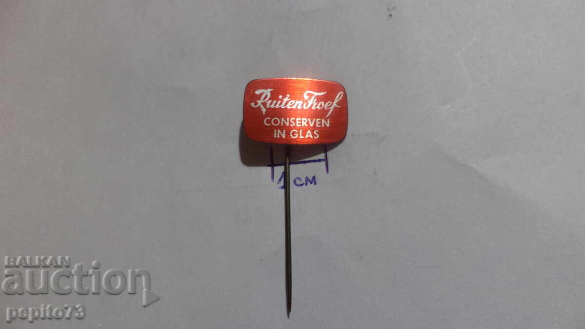 Σήμα διαφήμισης Ruiten Troef, μάρκα κονσέρβας με τιμή € 0.50 | 0.98 BGN