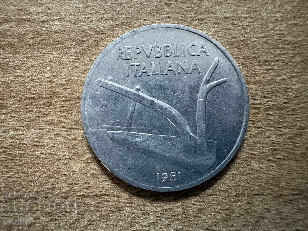 Italy - 10 Lire (1981) with price € 0.08 | 0.16 BGN Italy - 10 Lire (1981) with price € 0.08 | 0.16 BGN