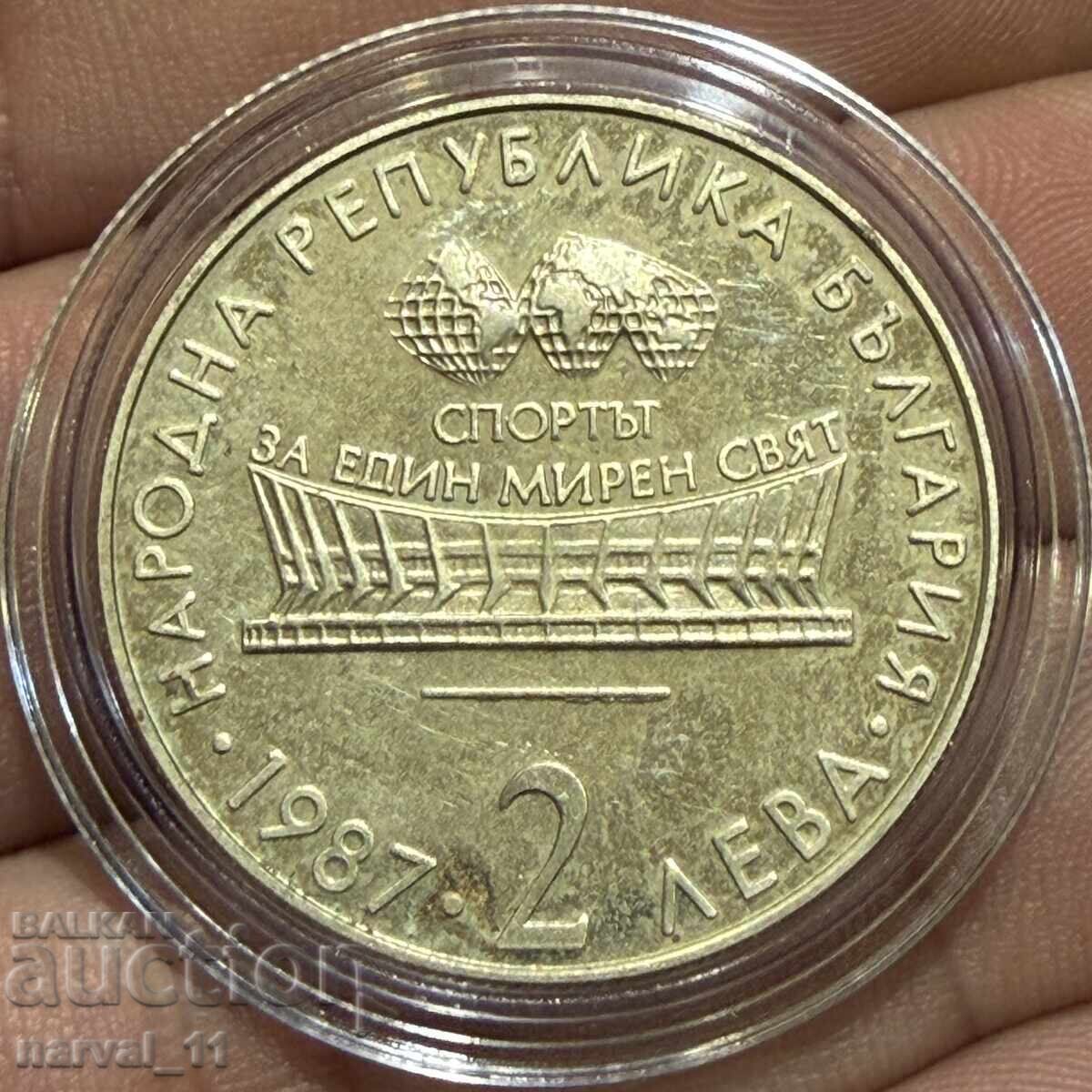 2 Lei 1987. Gimnastică artistică cu preț € 3.50 | 6.85 BGN