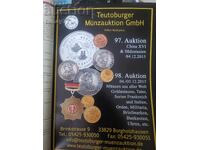 Παλαιό Αντίκα Γερμανικό Περιοδικό για Νομίσματα