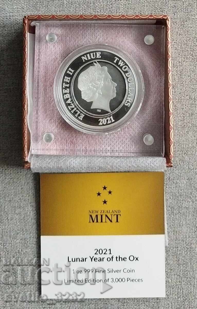 Argint 1 OZ 2021 Taur cu preț € 155.00 | 303.15 BGN Argint 1 OZ 2021 Taur cu preț € 155.00 | 303.15 BGN