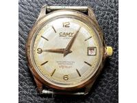 20 МИКРОНА ПОЗЛАТЕН ШВЕЙЦАРСКИ ЧАСОВНИК CAMY 1