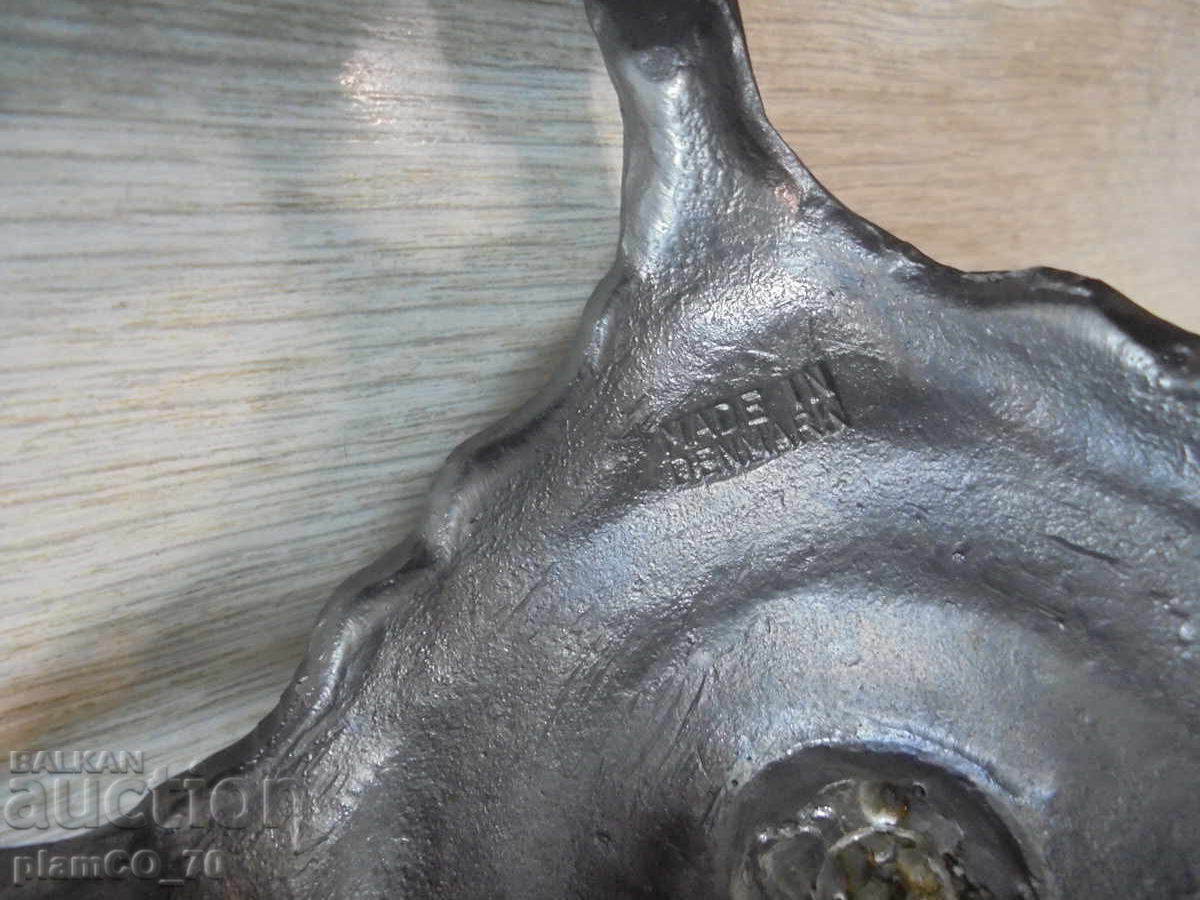 №*8494 Sfeșnic metalic vechi - 5