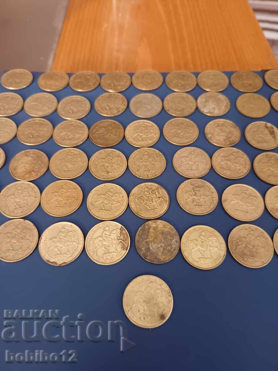 Лот 55 монети 1лев 1992г - 7