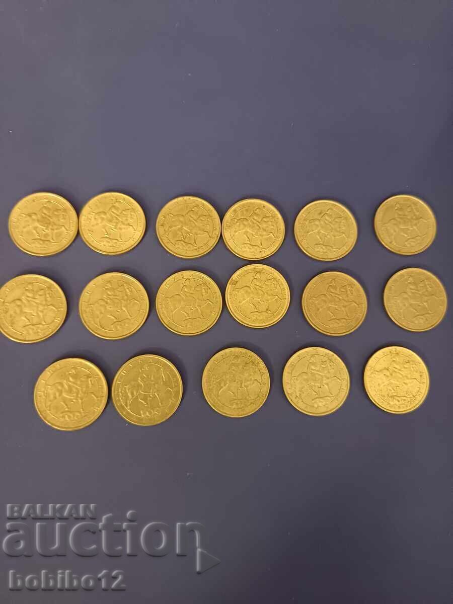 Lot 17 monede 1 leu 1992 - 5