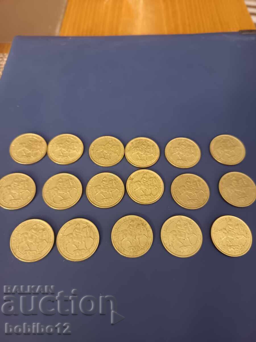 Lot 17 monede 1 leu 1992 - 6