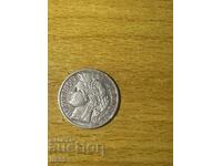 Two silver francs from 1887