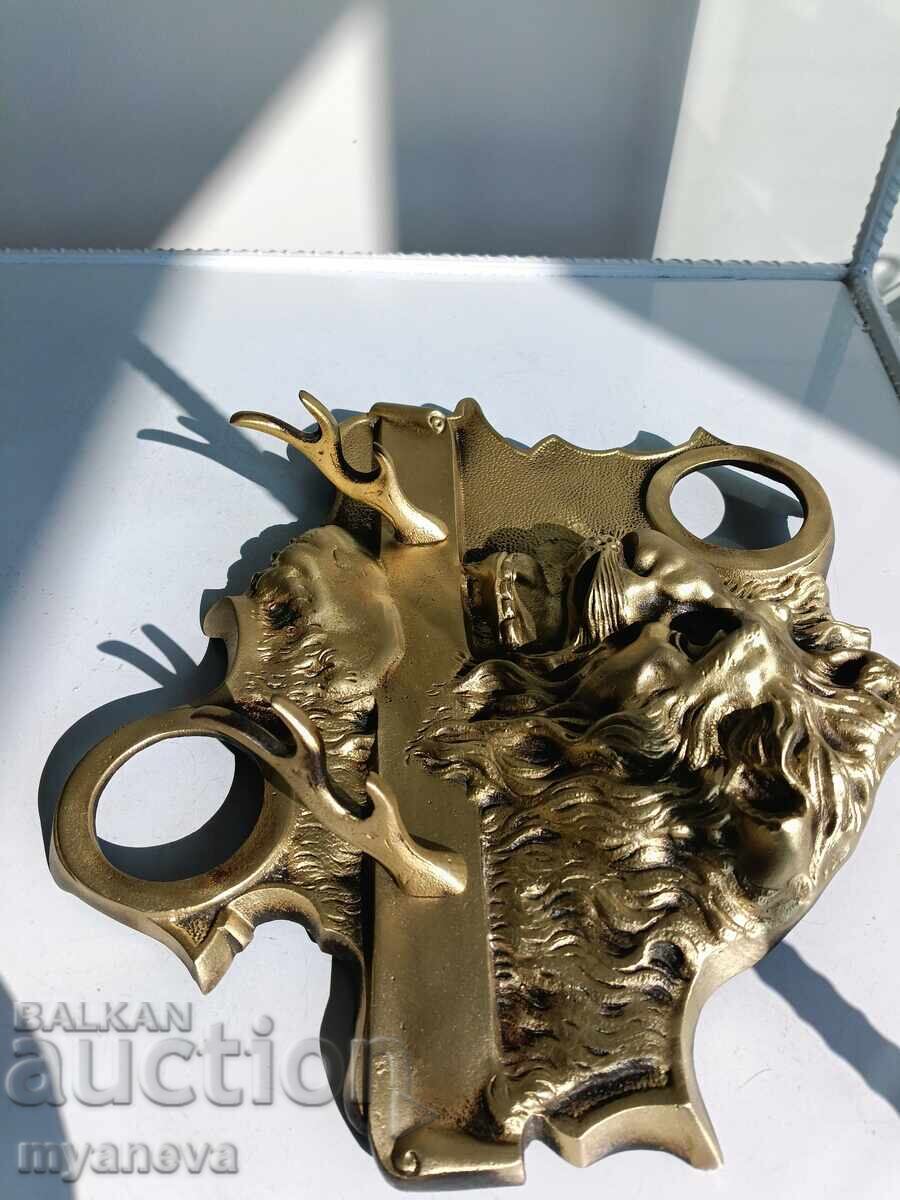 Recipientă de cerneală veche din bronz, Regatul Bulgariei - 5 Recipientă de cerneală veche din bronz, Regatul Bulgariei - 5