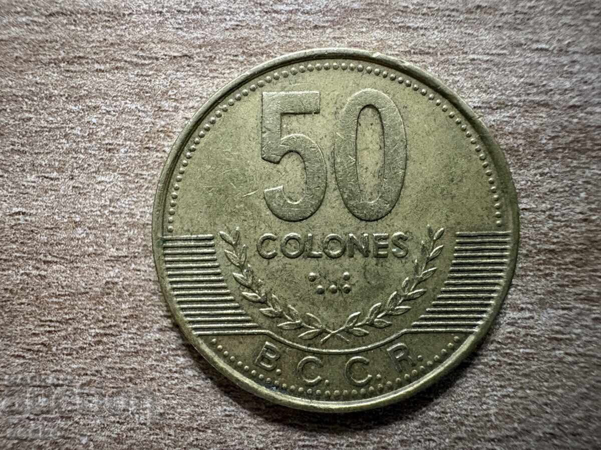 Costa Rica - 50 Colones (2002)