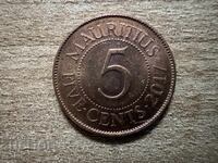 Мавриций - 5 цента (2017)