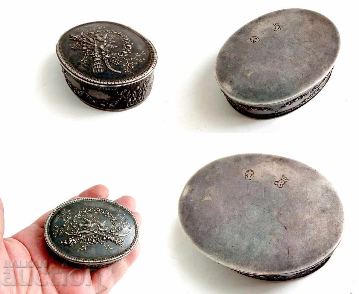 Auction  Antique French Silver Snuff Box