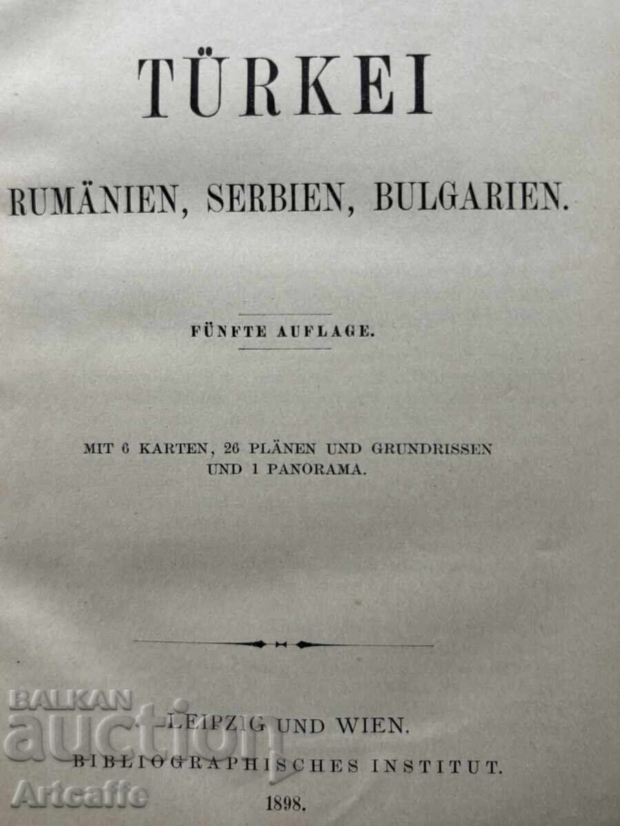 Meyers Vienna - 1898 Guidebook Bulgaria, the Balkans + Maps - 5 Meyers Vienna - 1898 Guidebook Bulgaria, the Balkans + Maps - 5