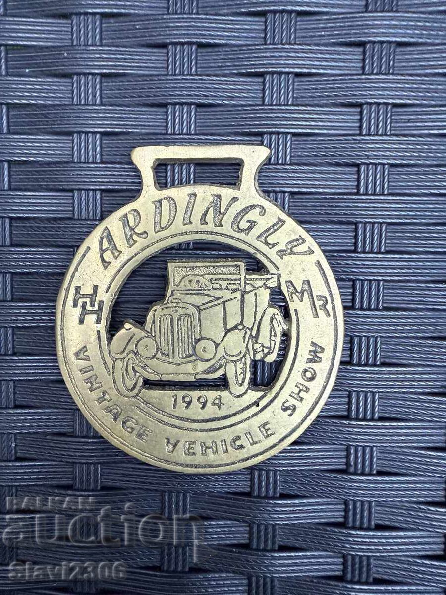 Plăcuță din alamă pentru mașini vintage Plăcuță din alamă pentru mașini vintage