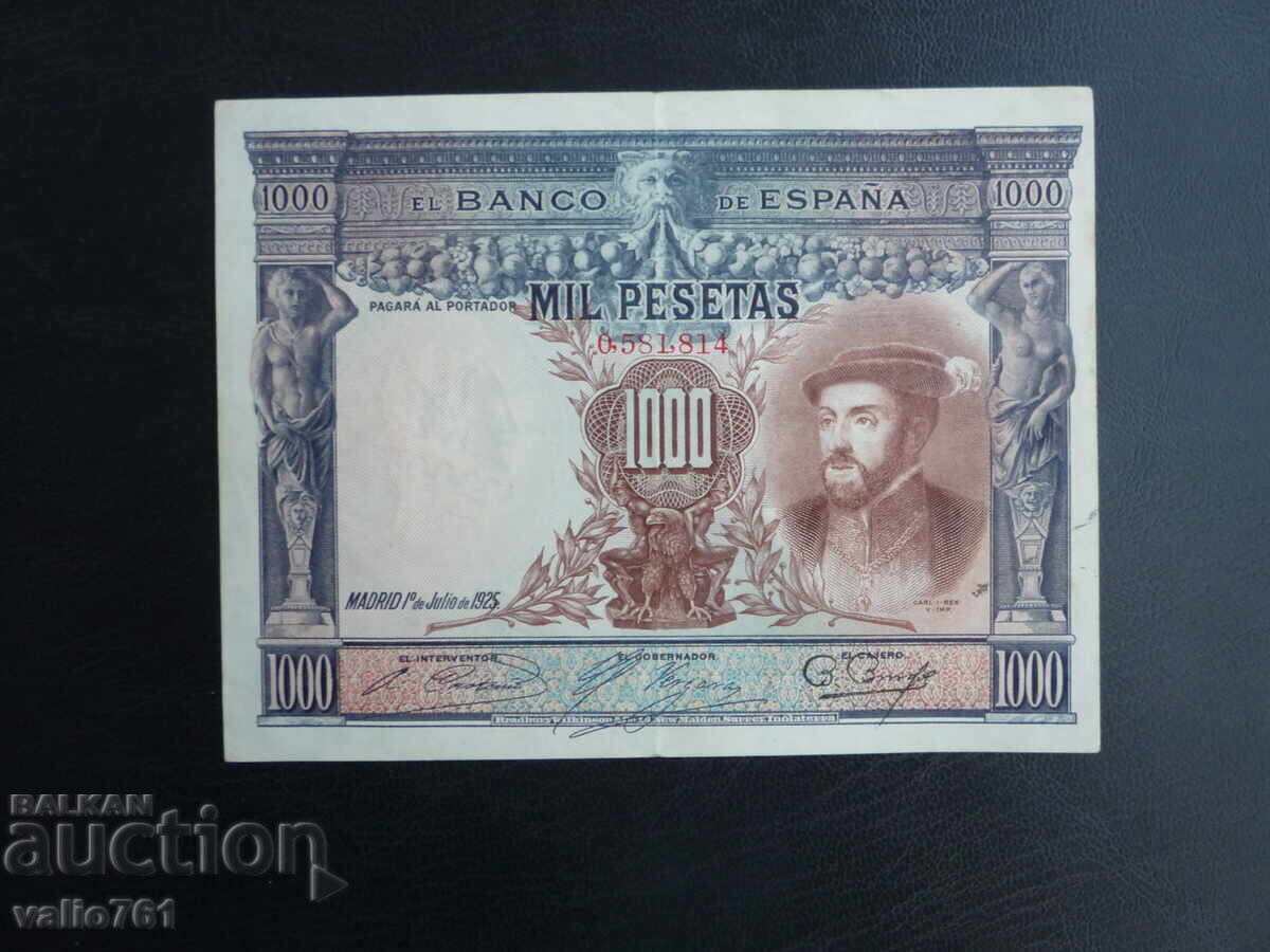 ΙΣΠΑΝΙΑ 1000 1.000 ΠΕΣΕΤΕΣ 1925