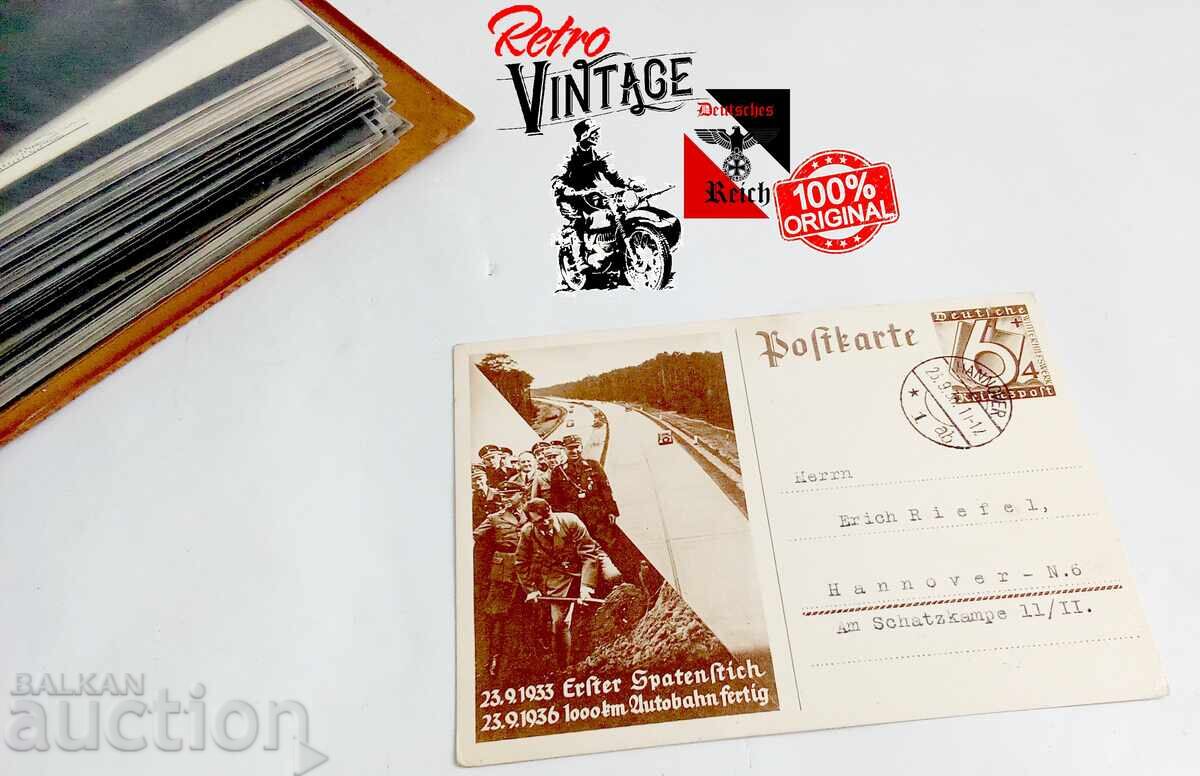 MULTE RARE GERMANIA 1936 CĂRȚI POȘTALE CU LIDERUL GERMAN