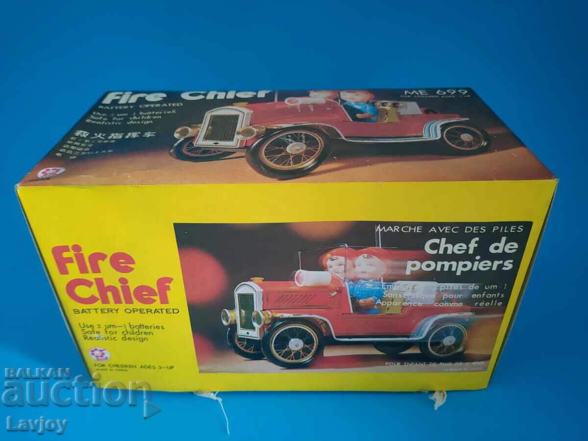 Метална детска играчка Пожарна * Уникат* Б.З.Ц. от 0.01