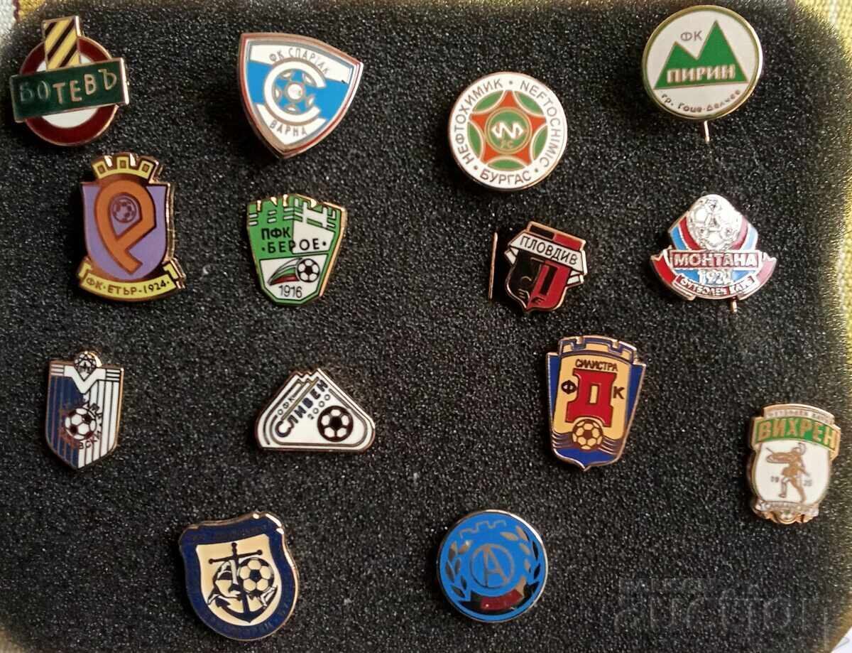 14 παλιά βουλγαρικά ποδοσφαιρικά σήματα - ρεπλίκες με τιμή € 30.13 | 58.93 BGN