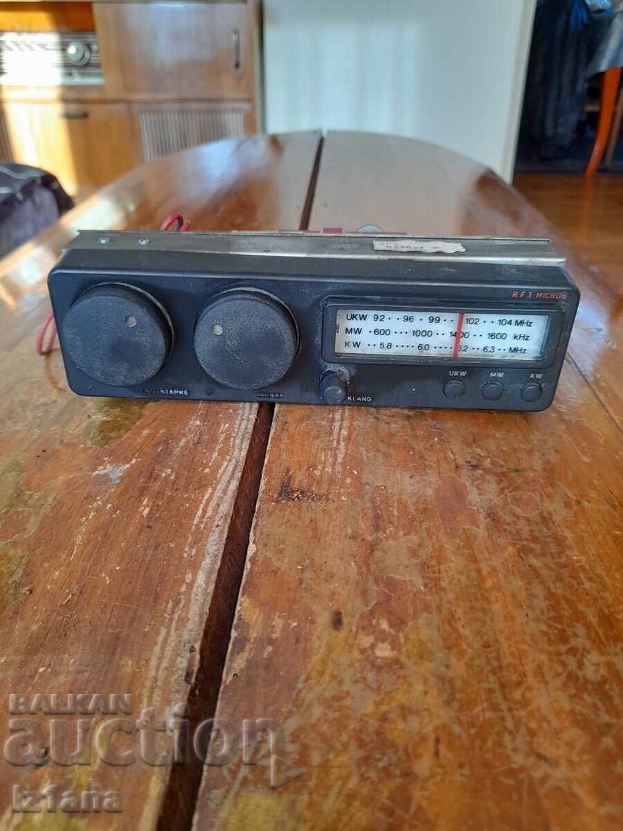 Старо автомобилно радио RFT Micros